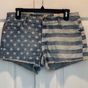 American Flag Shorts by Arizona Jean Company size 9 NWT